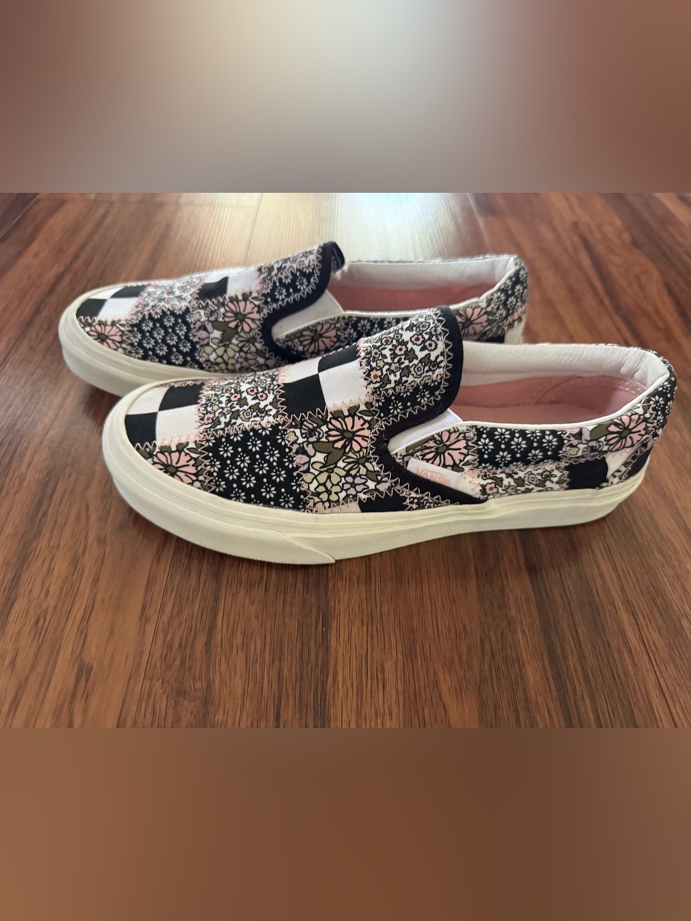 Vans Patchwork Classic Slip-On Shoes - Picture 8 of 11